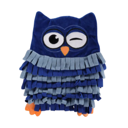 TAPIS À RENIFLER PLINKIE HIBOU BLEU 27x33x2,5CM